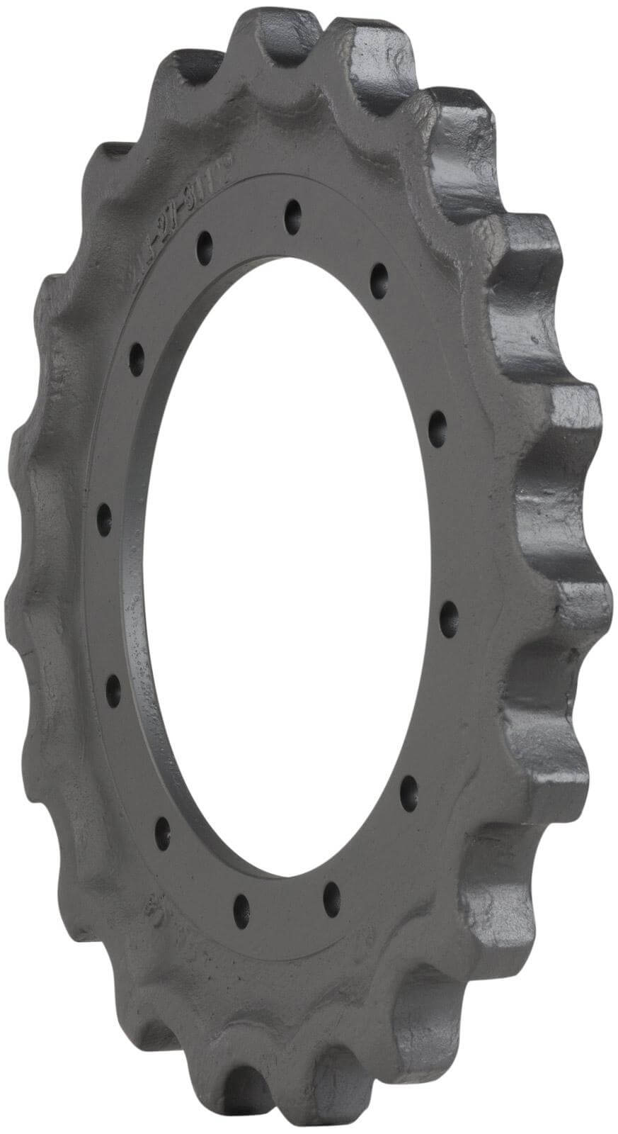 komatsu pc75uu-3 track sprocket 21 teeth - 15 bolt hole