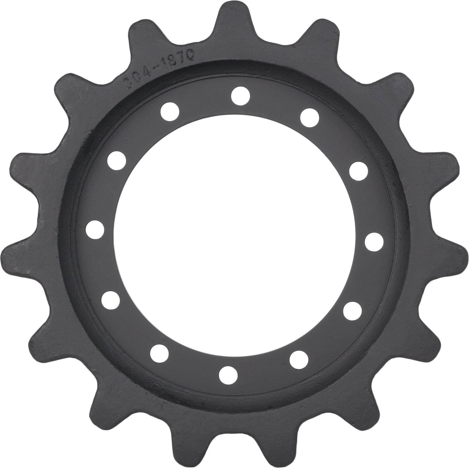 cat 239d track sprocket 15 teeth - 12 bolt hole