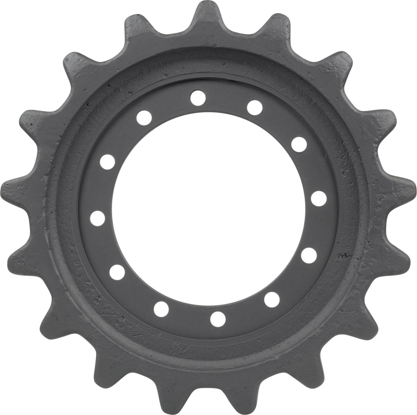 cat 279c track sprocket 17 teeth - 12 bolt hole