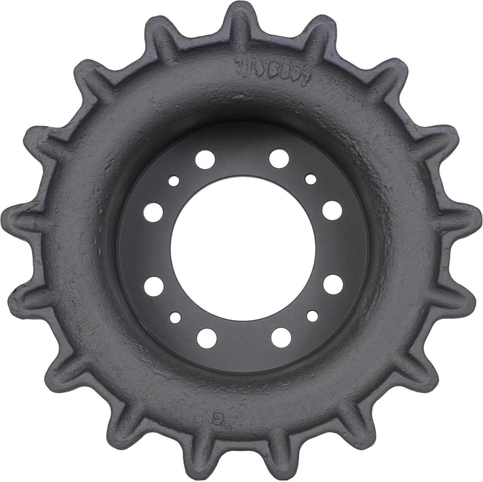 bobcat t180 track sprocket 15 teeth - 6 bolt hole