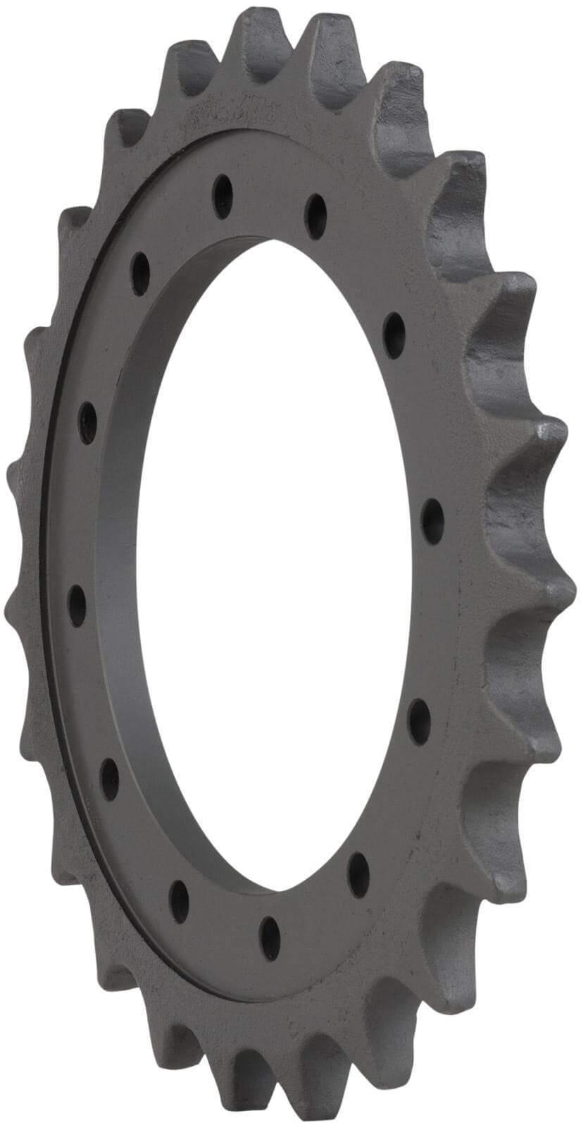 bobcat 329 track sprocket 21 teeth 12 bolt hole