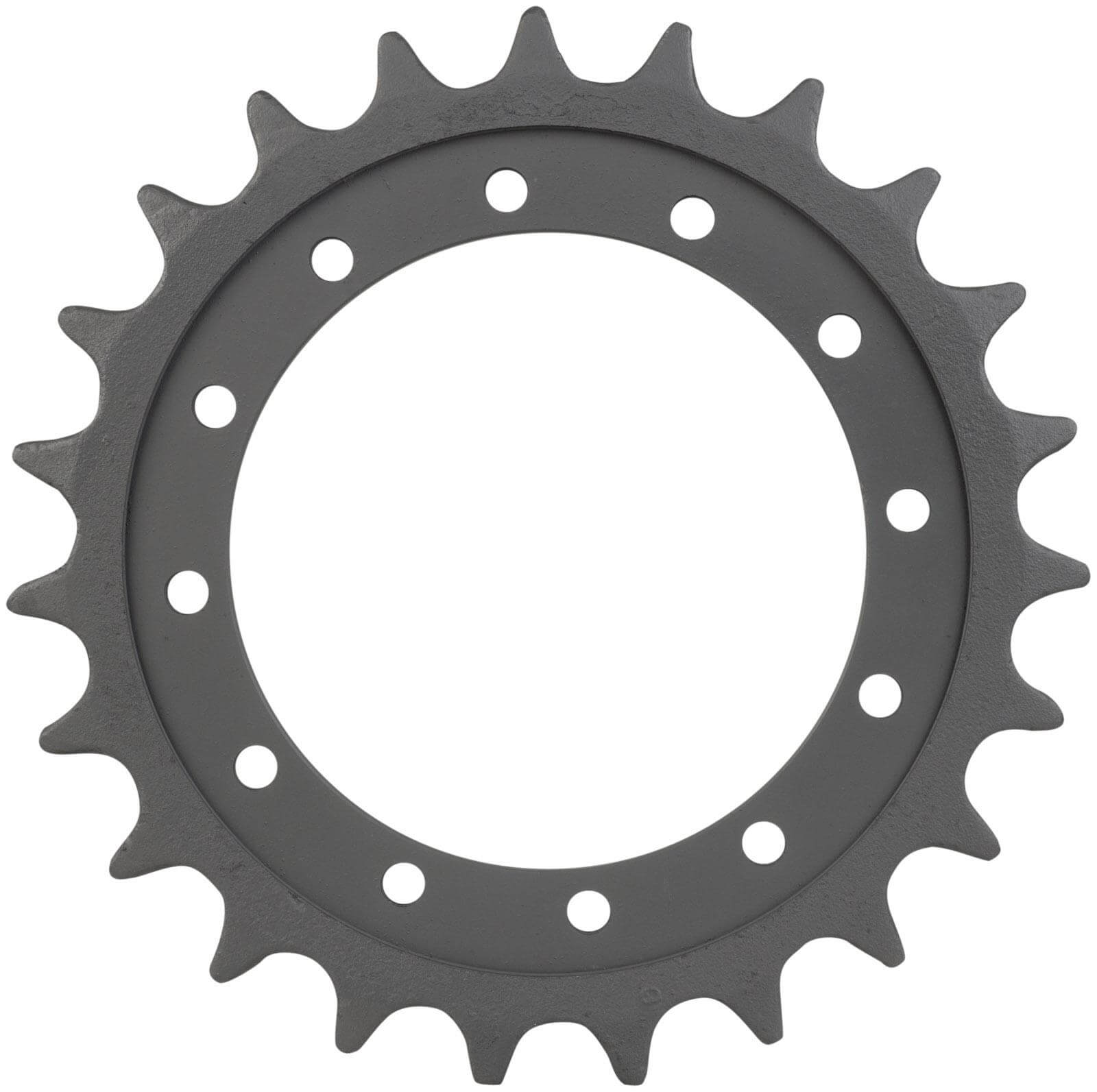 case cx33c track sprocket 21 teeth 12 bolt hole