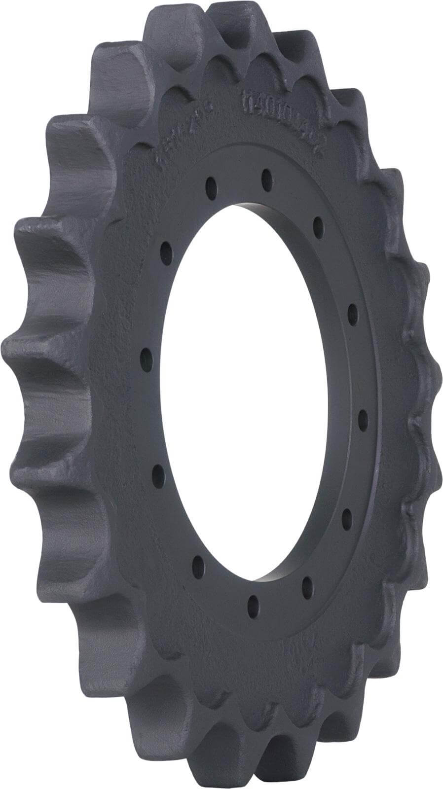 bobcat 337 track sprocket 21 teeth 12 bolt hole