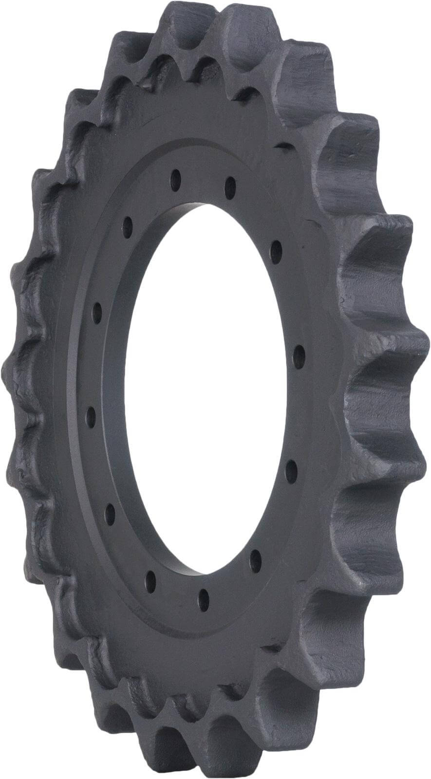 bobcat 341d track sprocket 21 teeth 12 bolt hole