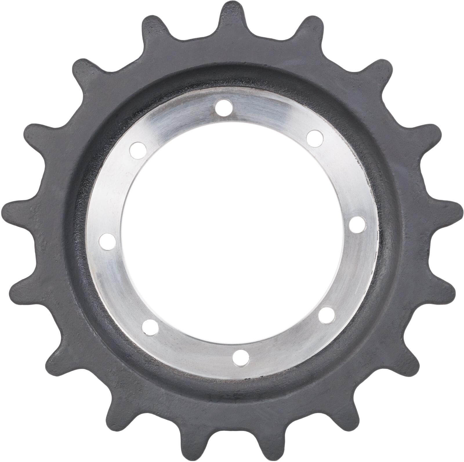 gehl rt210-2 track sprocket 17 teeth 8 bolt hole