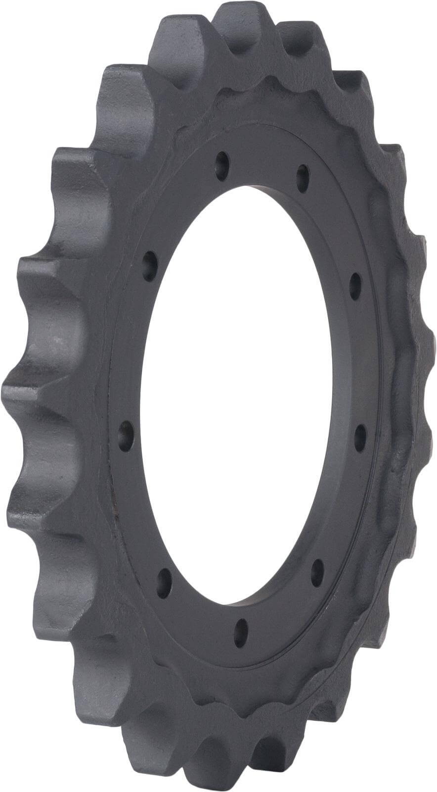 kubota kx033-4 track sprocket 21 teeth 9 bolt hole