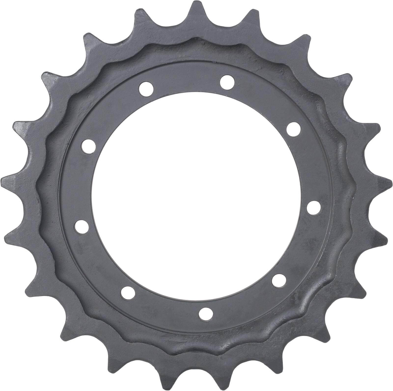 kubota kx71-3 track sprocket 21 teeth 9 bolt hole