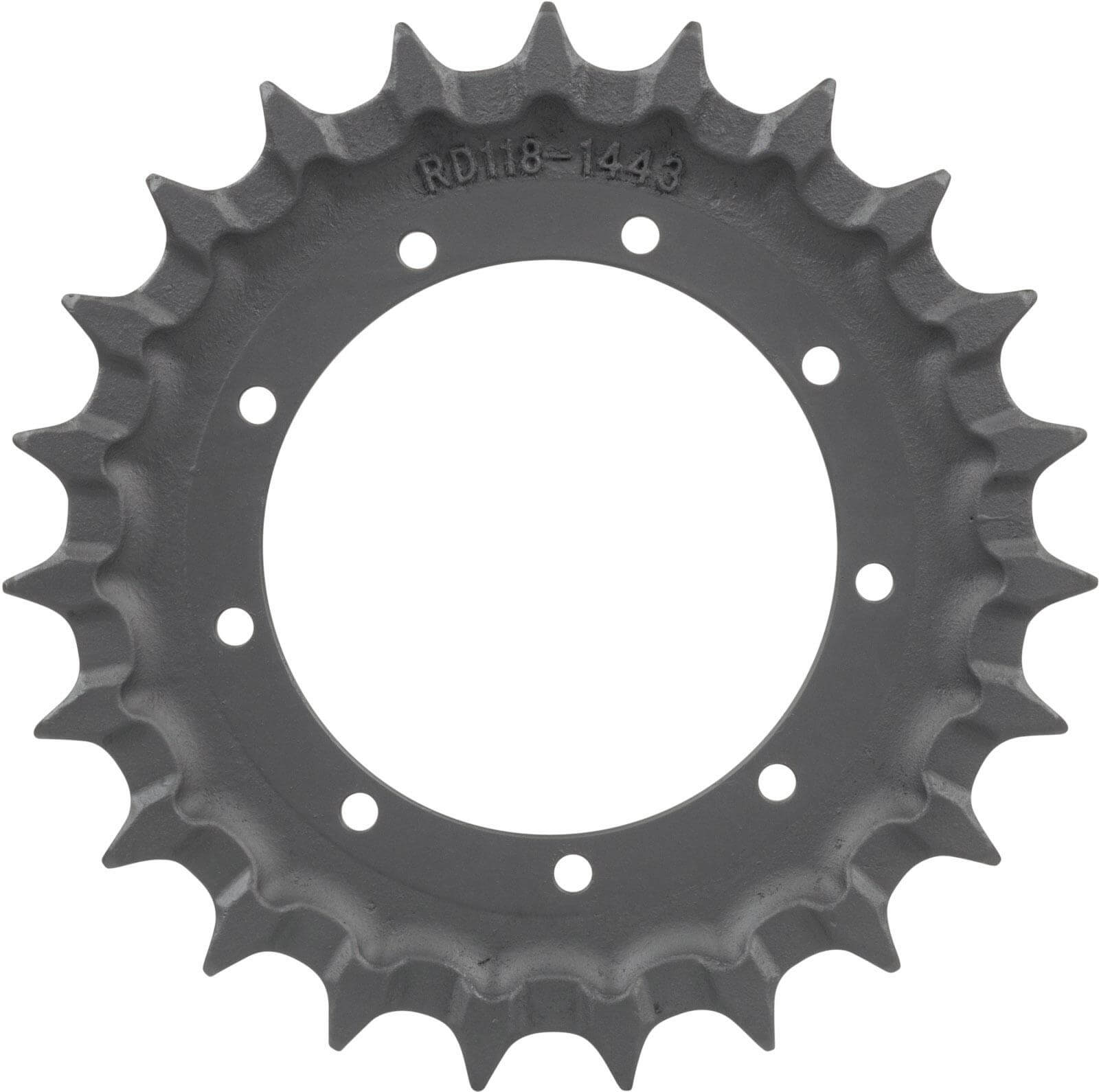 kubota kx040-4 track sprocket 23 teeth 9 bolt hole