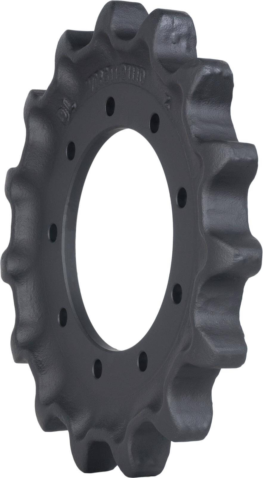 kubota svl75-2w track sprocket 15 teeth 9 bolt hole