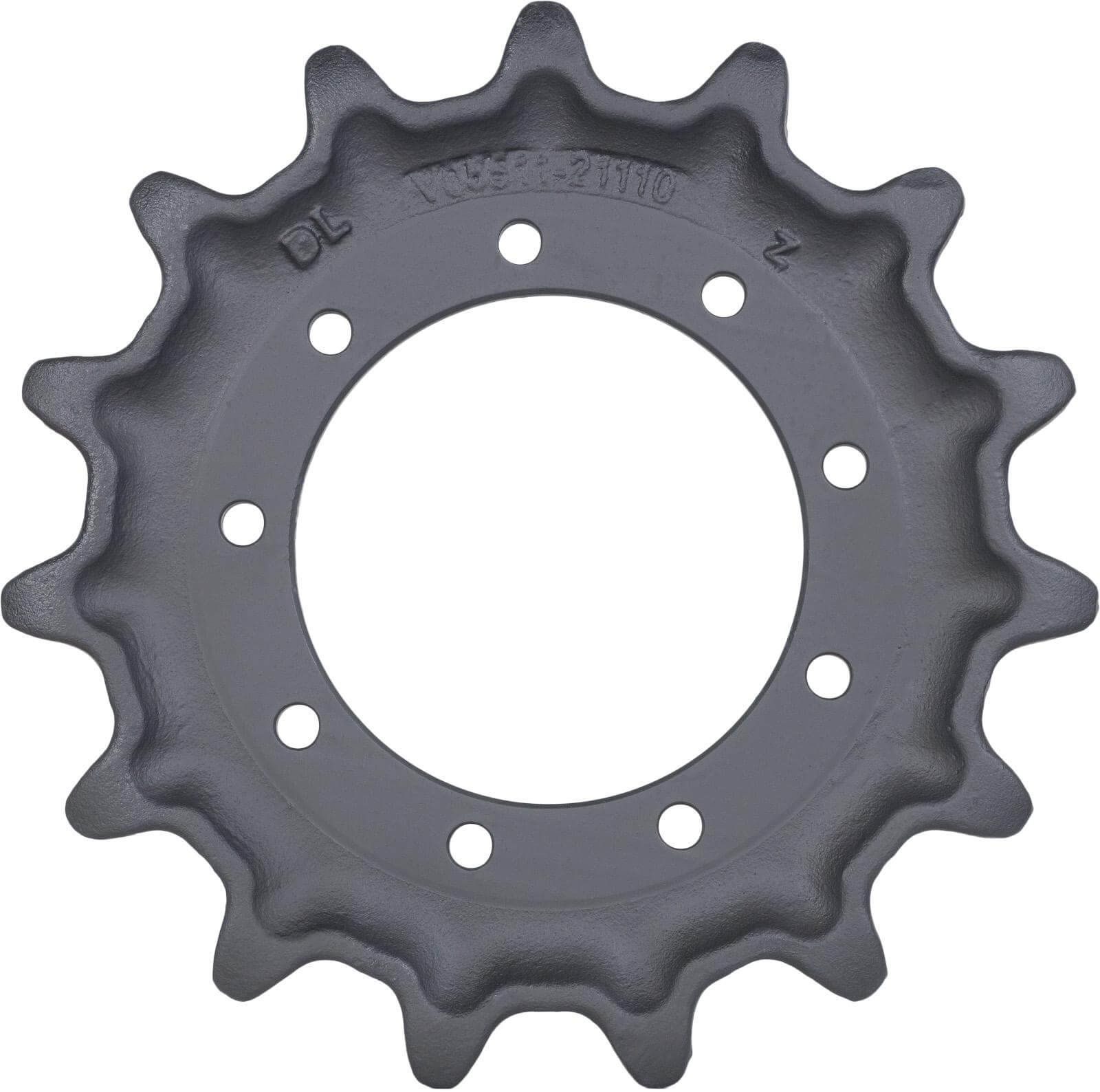 kubota svl75-3 track sprocket 15 teeth 9 bolt hole