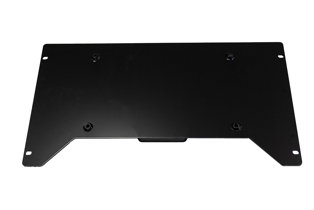 push broom hood to mount adapter plate