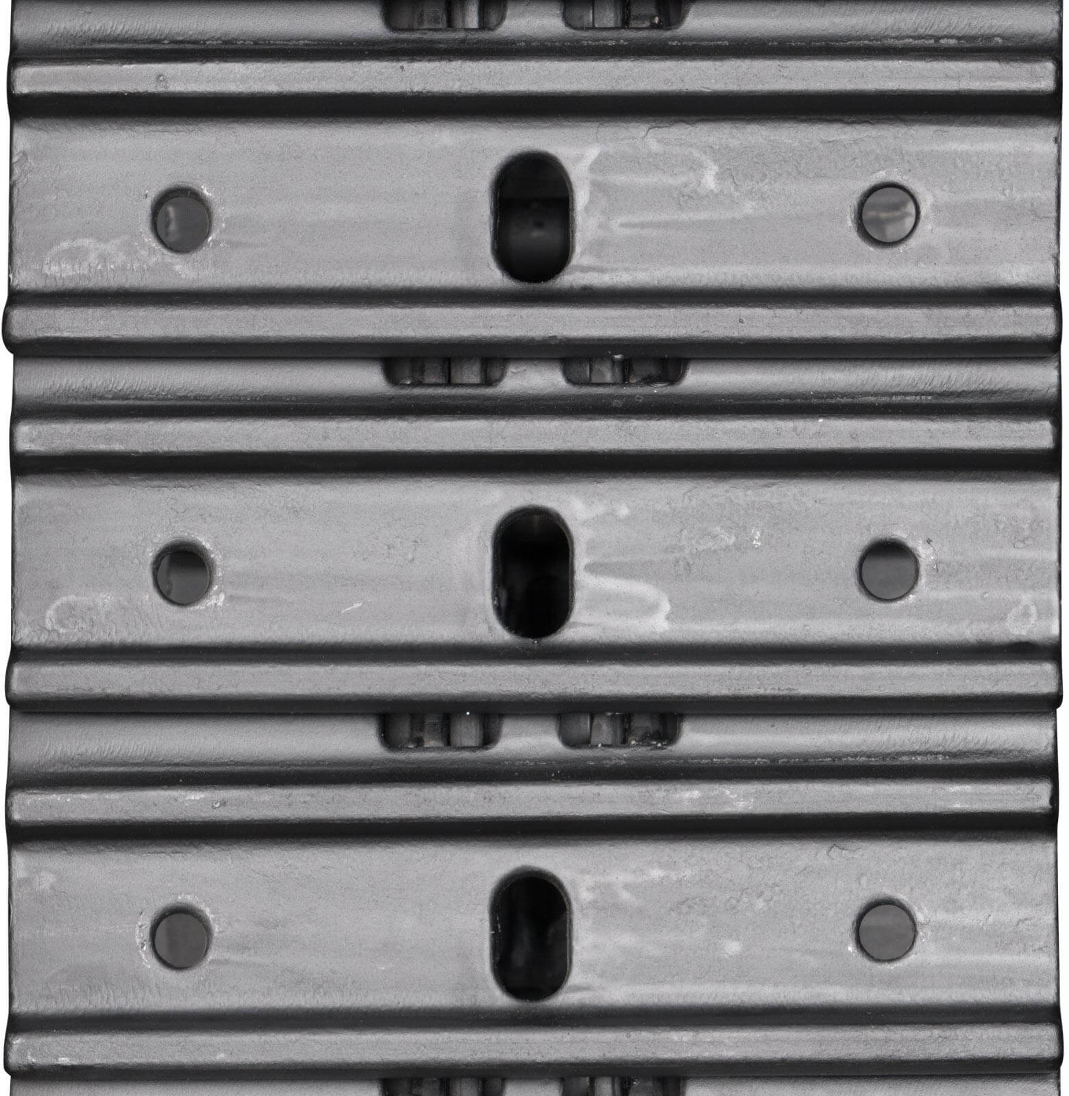 cat me25 set of 2 12" extreme duty steel tracks (300x52.5nx74)