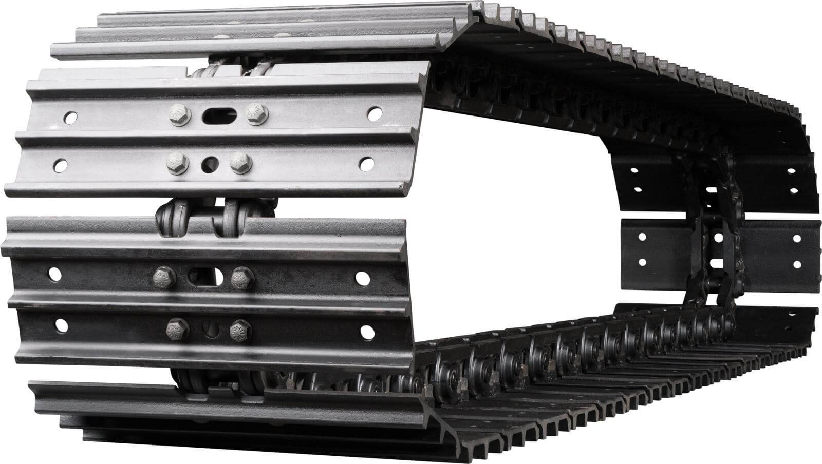 komatsu pc58uu-3 set of 2 16" extreme duty steel tracks (400x72.5nx72)