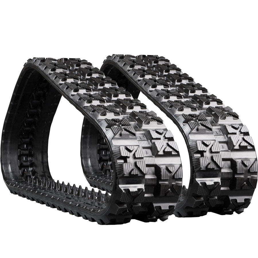 set of 2 13" bridgestone extreme duty polar tread pattern rubber tracks (320x86bx49)