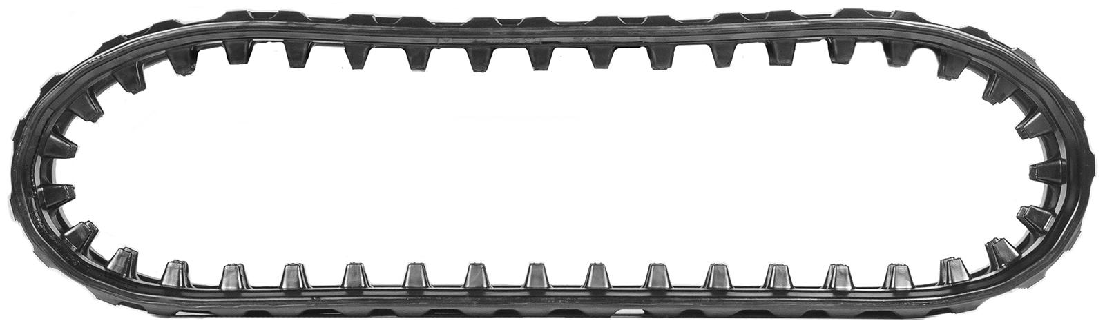 daewoo solar10 set of 2 7" standard duty c tread rubber tracks (180x72cx37)