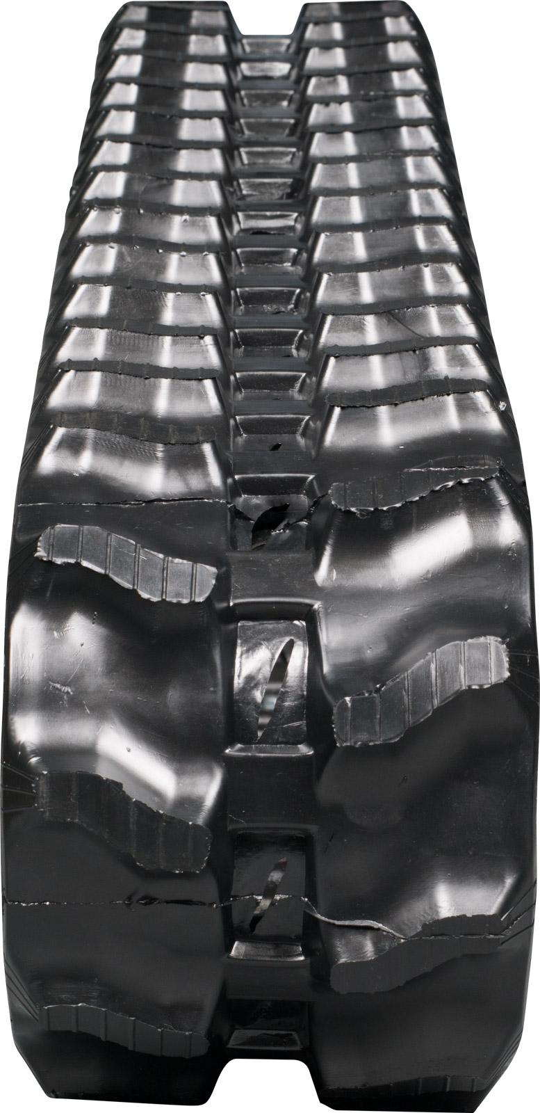 bobcat e10 set of 2 7" standard duty wave tread rubber tracks (180x72x39)