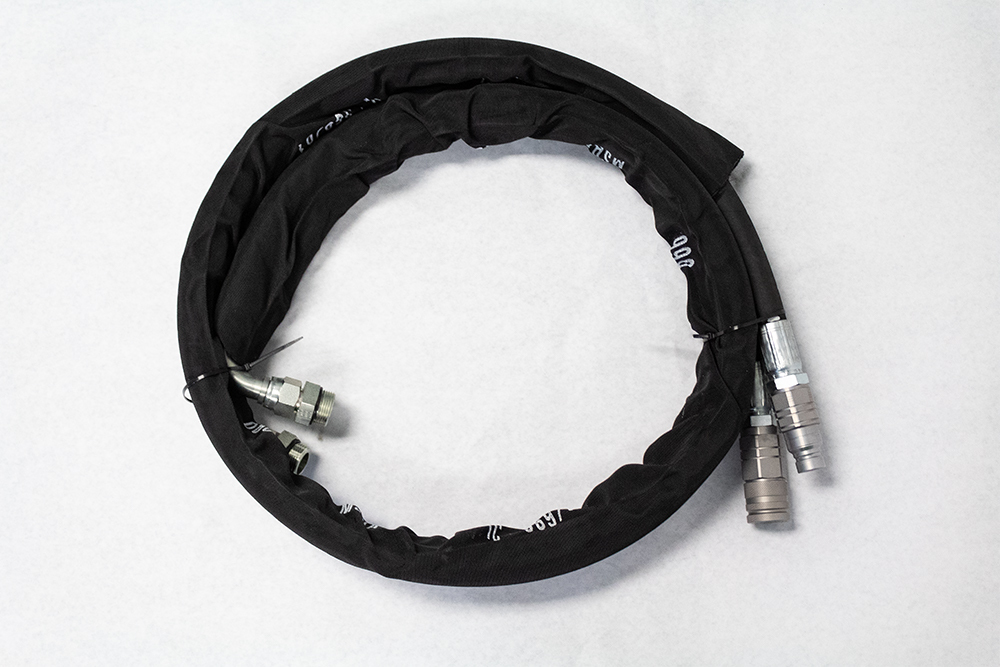 power rake hose kit for manual angle fits 72"-96"