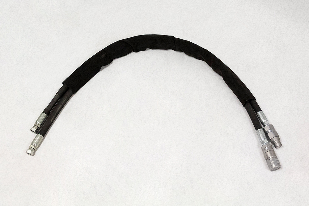 power rake hd series 2 hose kit for manual angle for mini machines