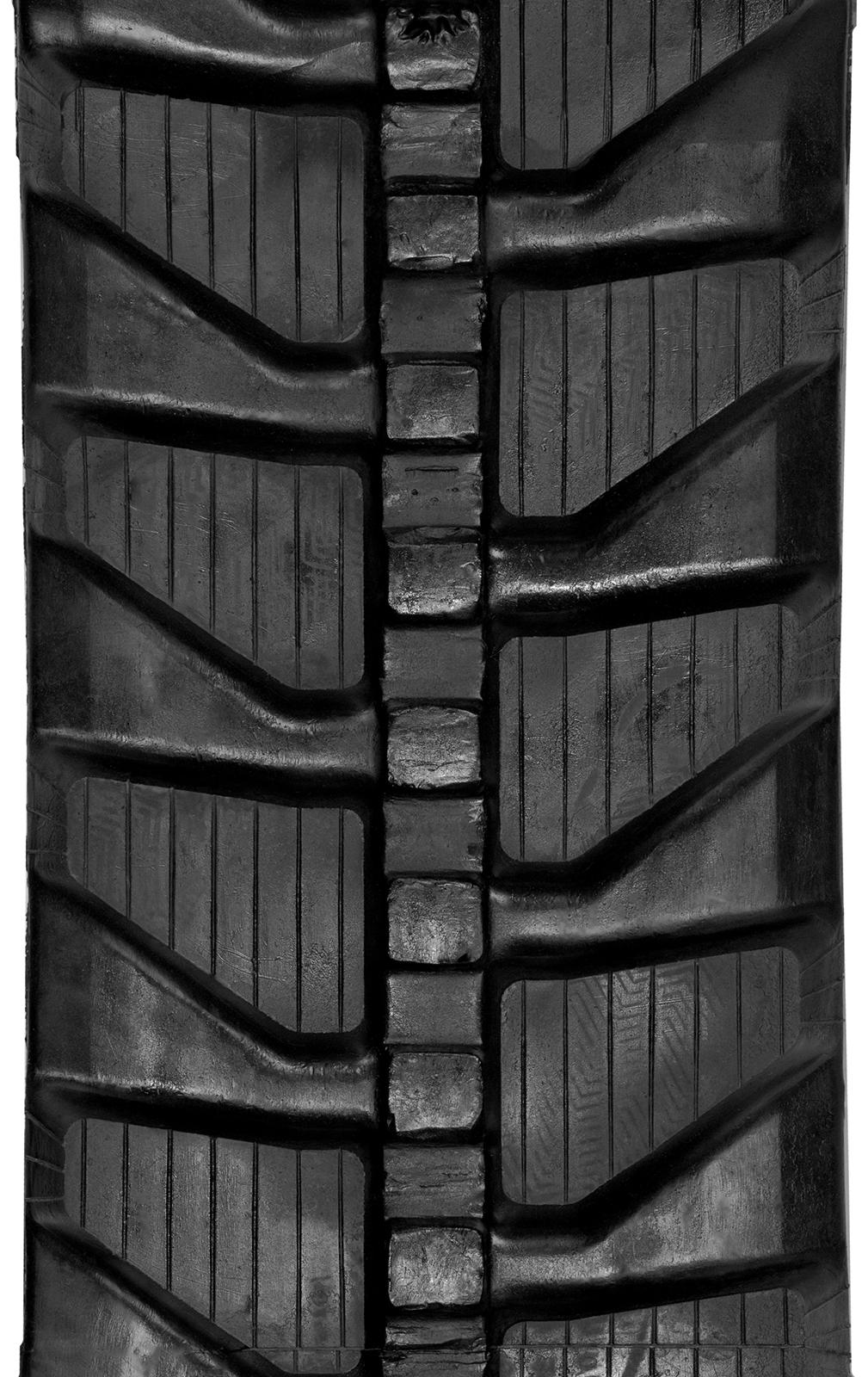 komatsu pc16r-3 set of 2 9" heavy duty mx tread rubber tracks (230x48x62)