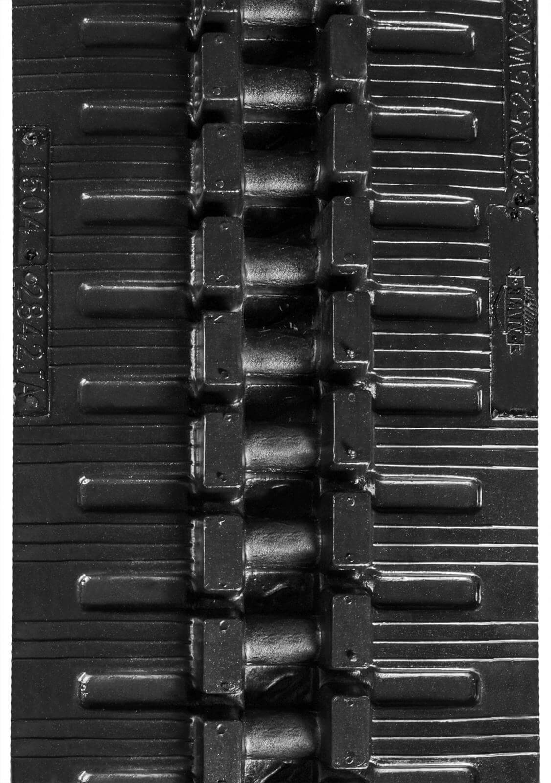 cat mm25 set of 2 12" heavy duty nd tread rubber tracks (300x52.5wx76)