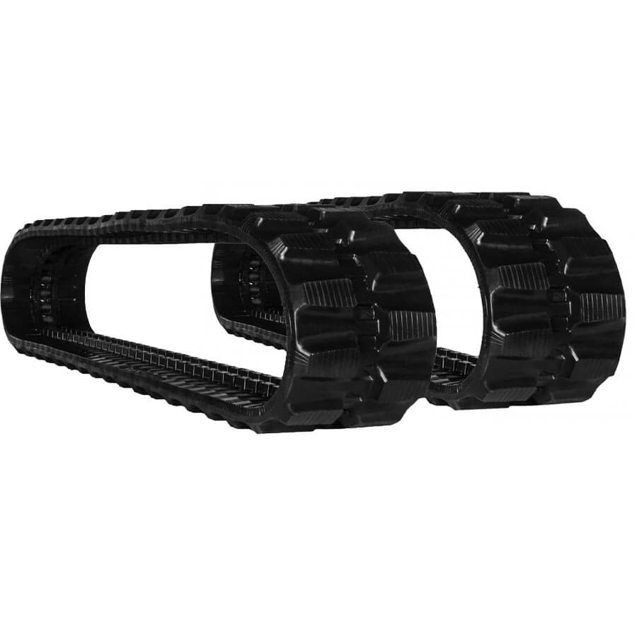 case 28 set of 2 12" heavy duty nd tread rubber tracks (300x52.5wx78)