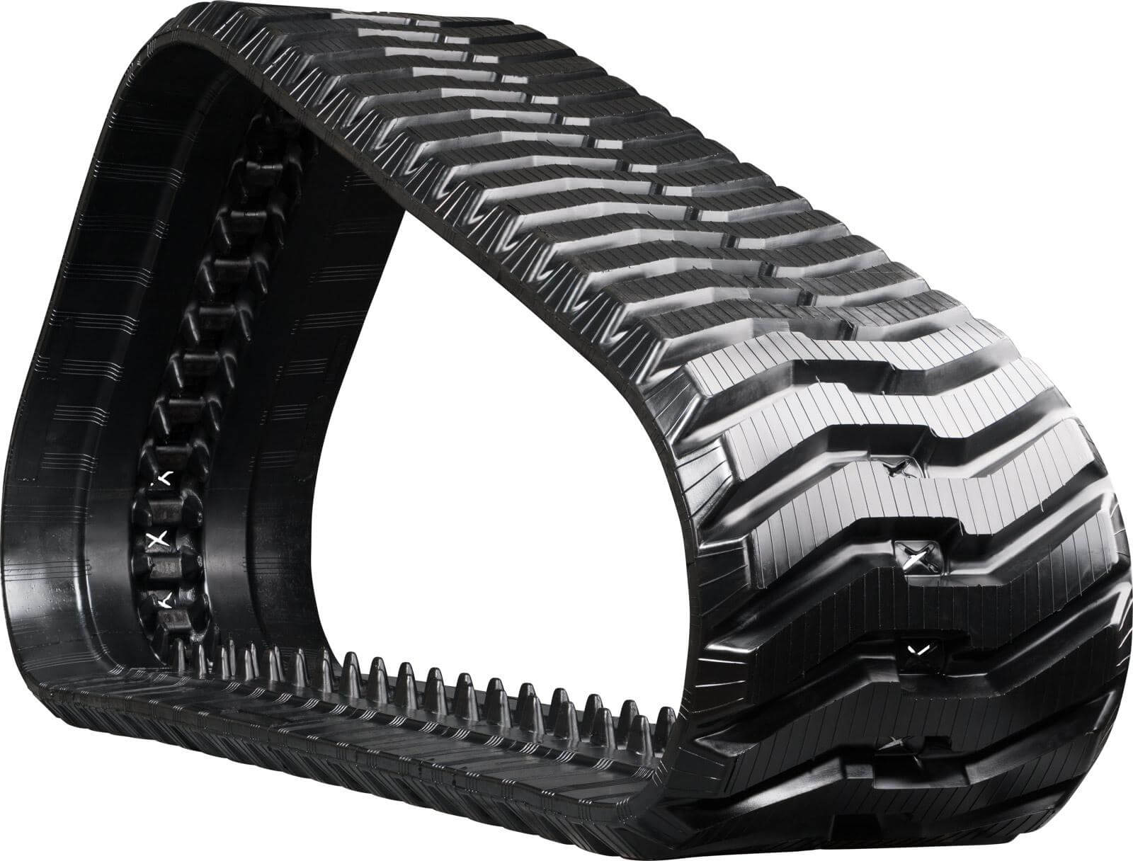 bobcat t180 set of 2 13" extreme duty bd tread rubber tracks (320x86lx49)