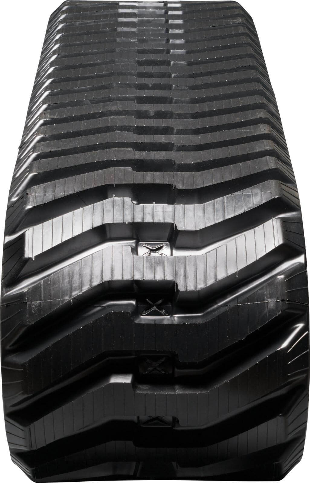 bobcat t590 set of 2 13" extreme duty bd tread rubber tracks (320x86lx49)