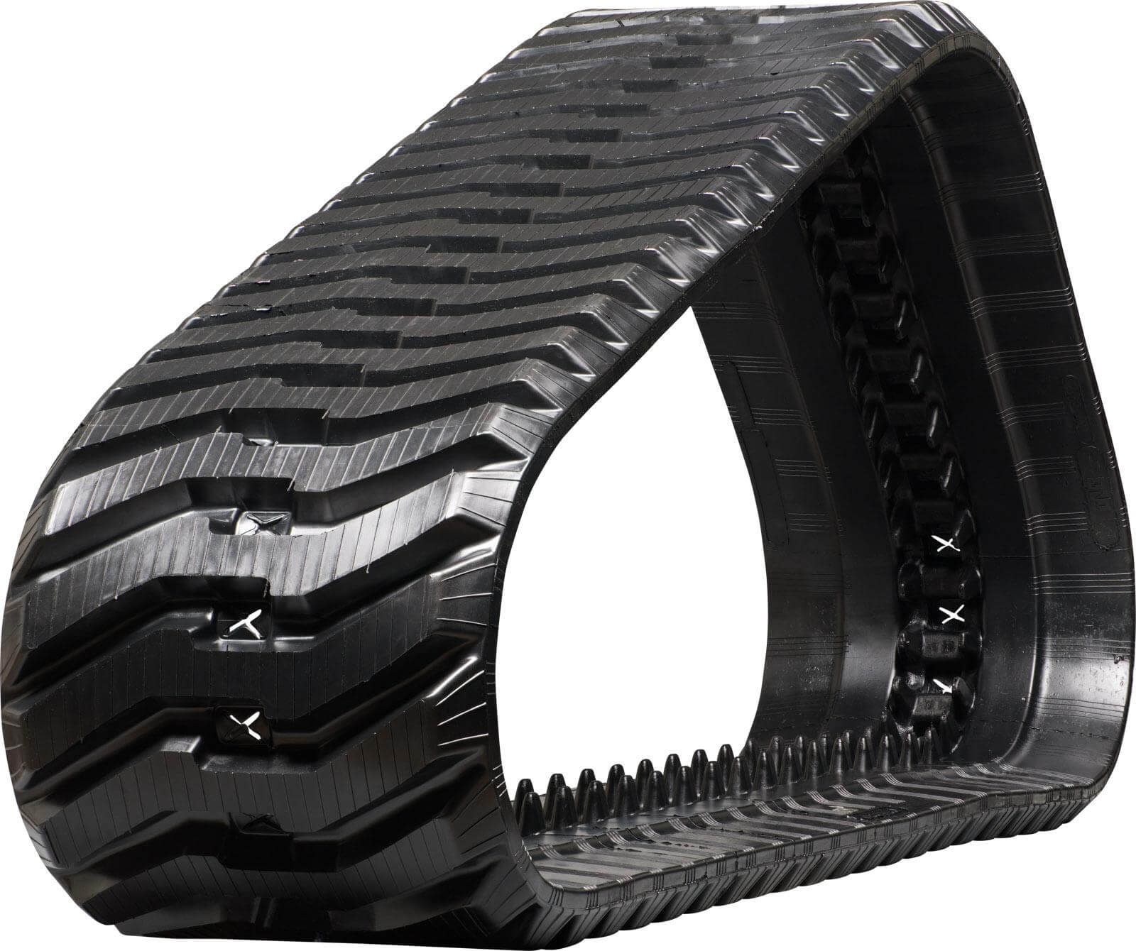 cat 239d3 set of 2 13" extreme duty bd tread rubber tracks (320x86lx49)