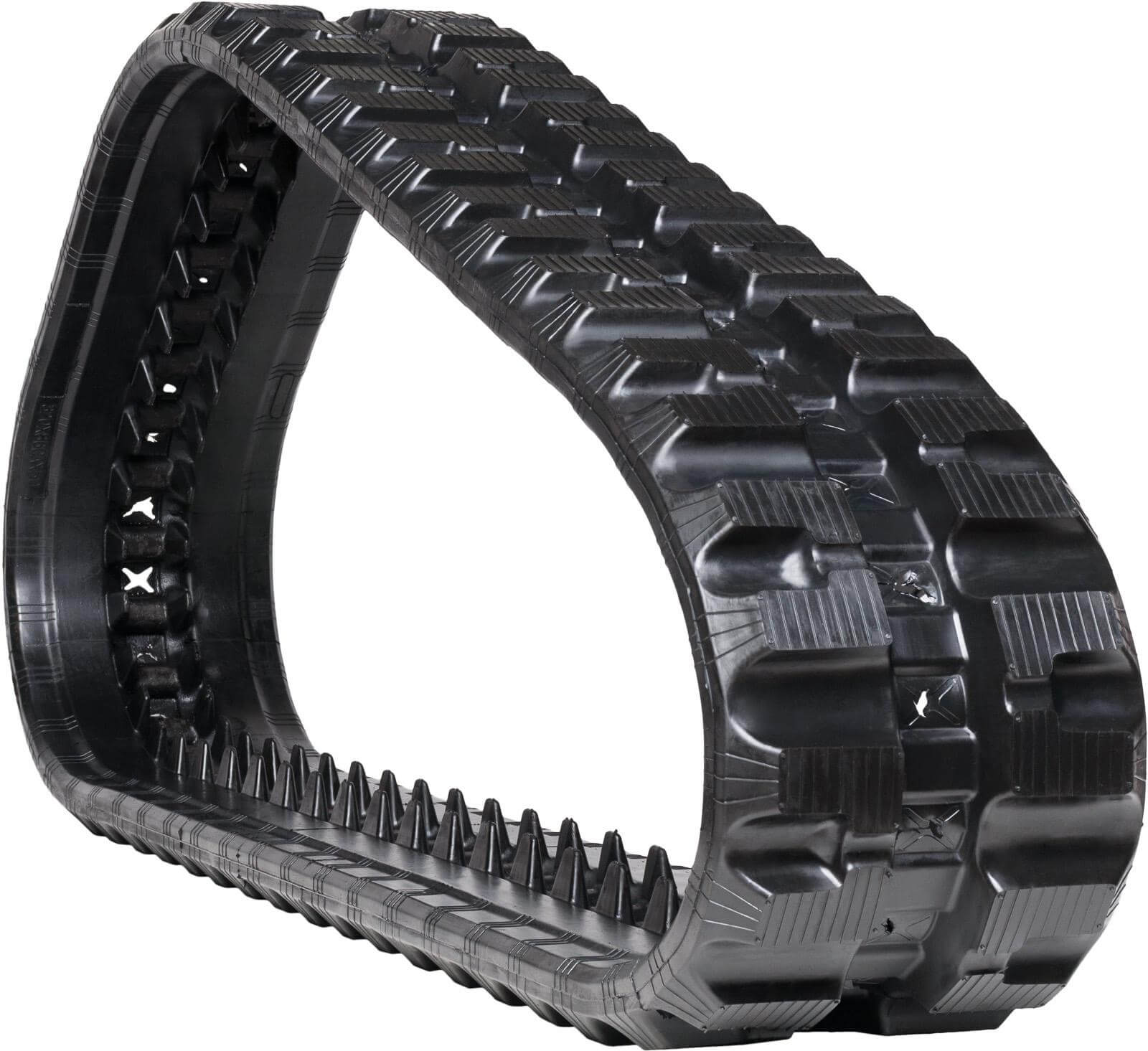 bobcat t550 set of 2 13" heavy duty c tread rubber tracks (320x86bx49)