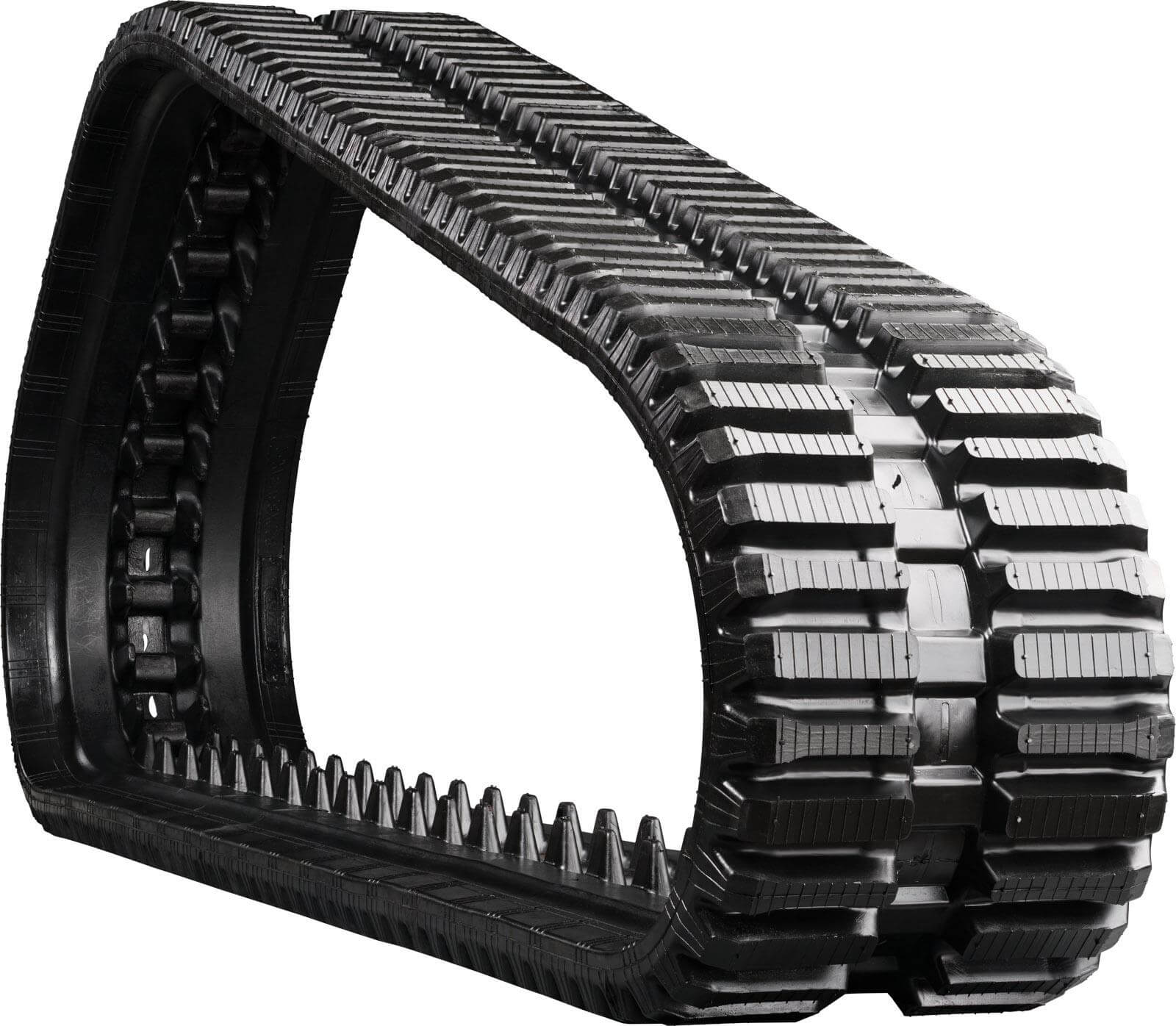 bobcat t180 set of 2 13" heavy duty multi-bar tread rubber tracks (320x86bx49)