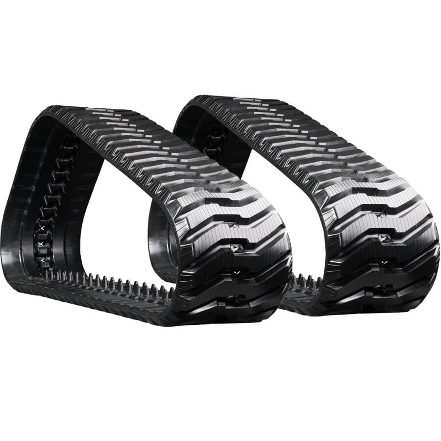 volvo mct85c set of 2 13" extreme duty bd tread rubber tracks (320x86lx50)