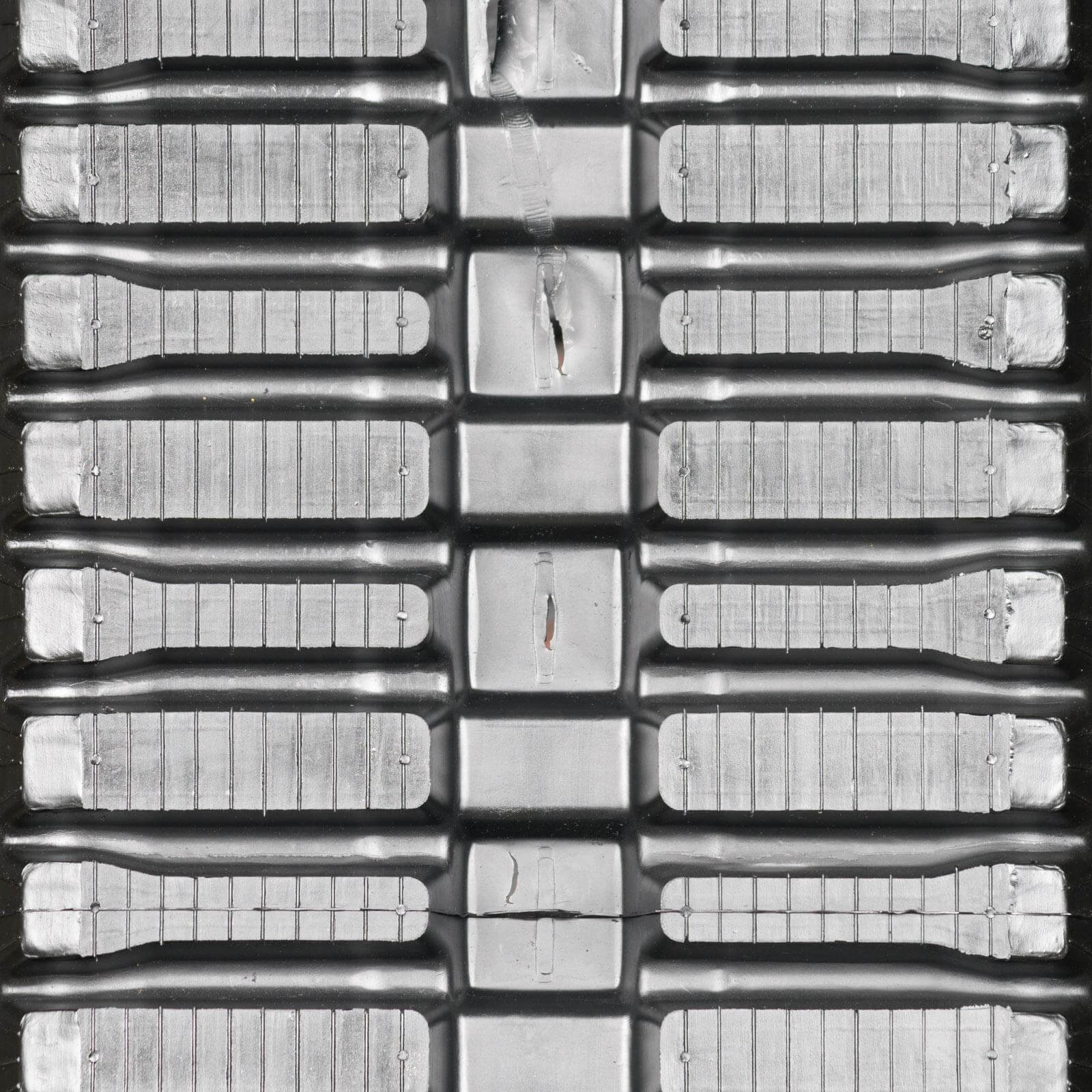 john deere 317g set of 2 13" heavy duty multi-bar tread rubber tracks (320x86bx50)