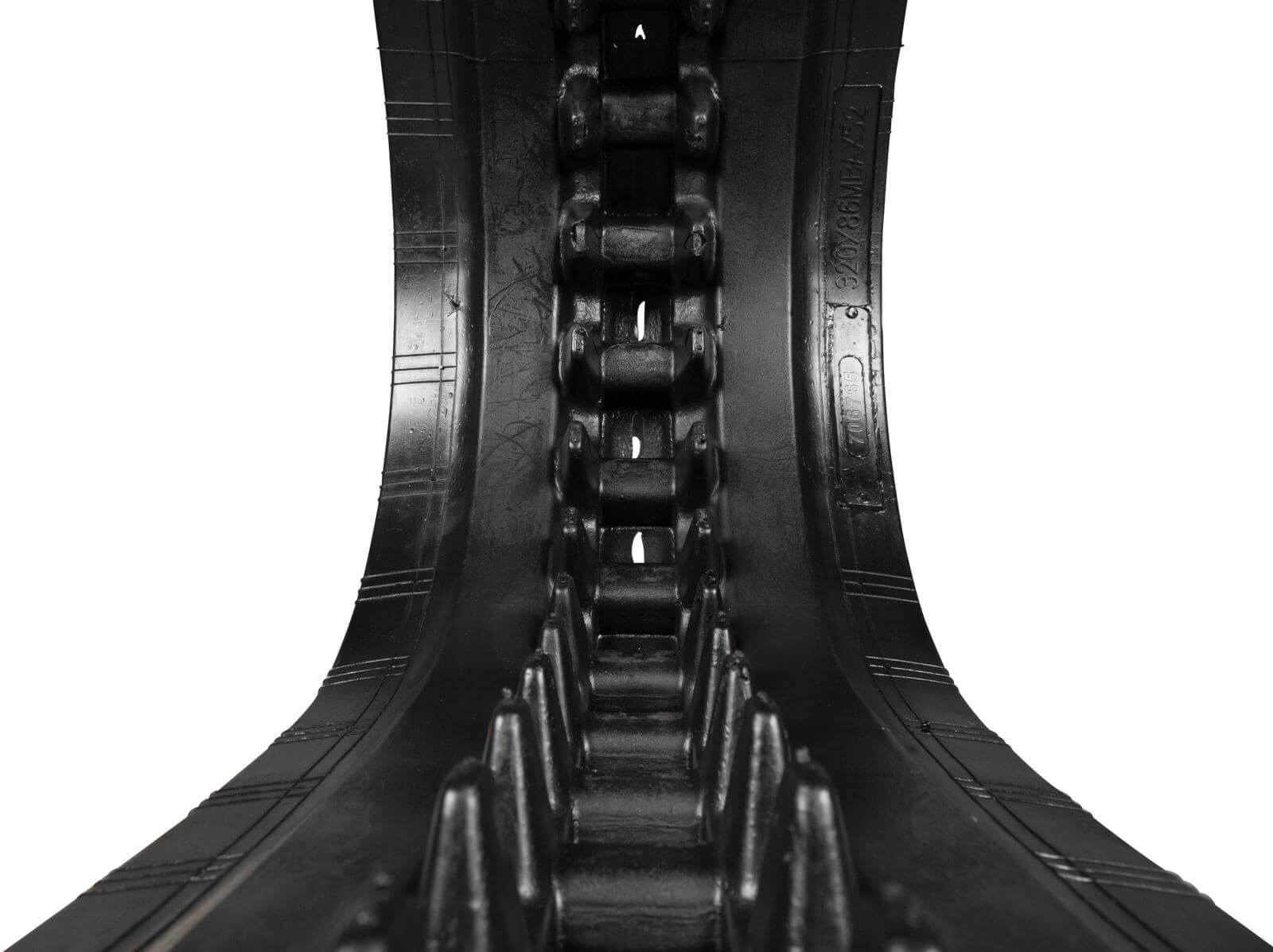 case 440ct set of 2 13" heavy duty multi-bar tread rubber tracks (320x86bx50)