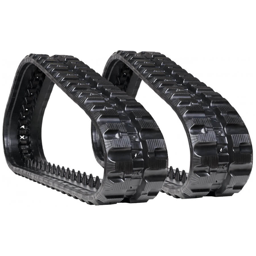 bobcat t66 set of 2 13" standard duty c tread rubber tracks (320x86bx50)