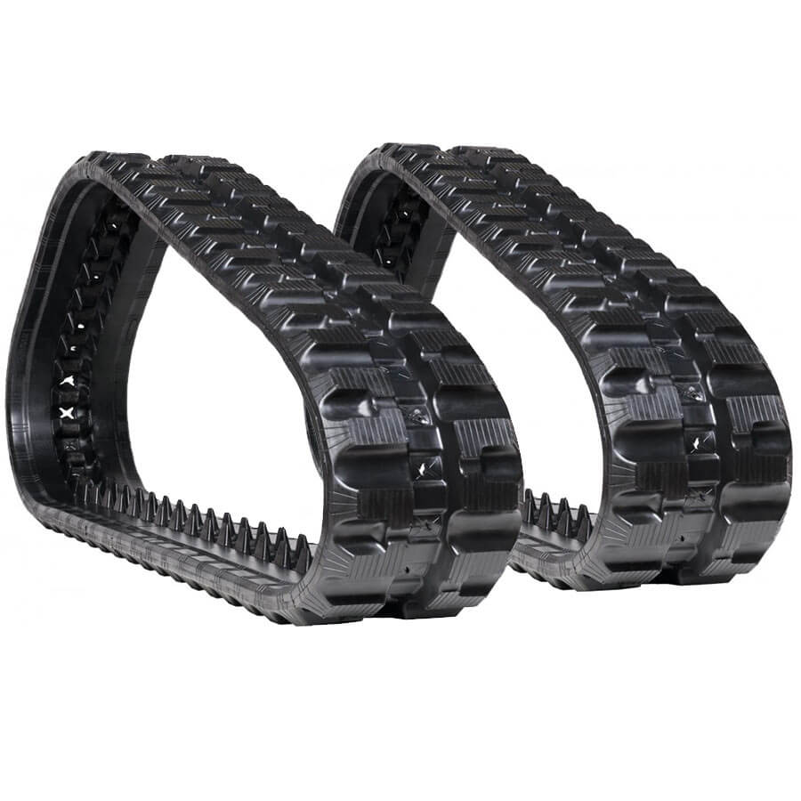 kubota svl75 set of 2 13" heavy duty c tread rubber tracks (320x86bx52)