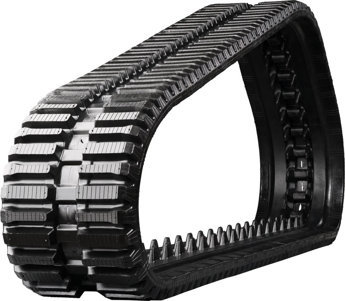 john deere 325g set of 2 13" heavy duty multi-bar tread rubber tracks (320x86bx52)