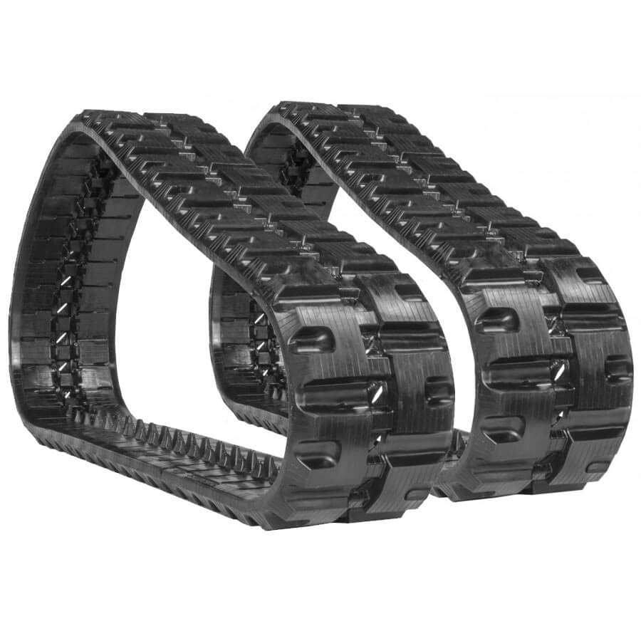 takeuchi tl120 set of 2 13" standard duty c tread  rubber tracks (320x86tx46)