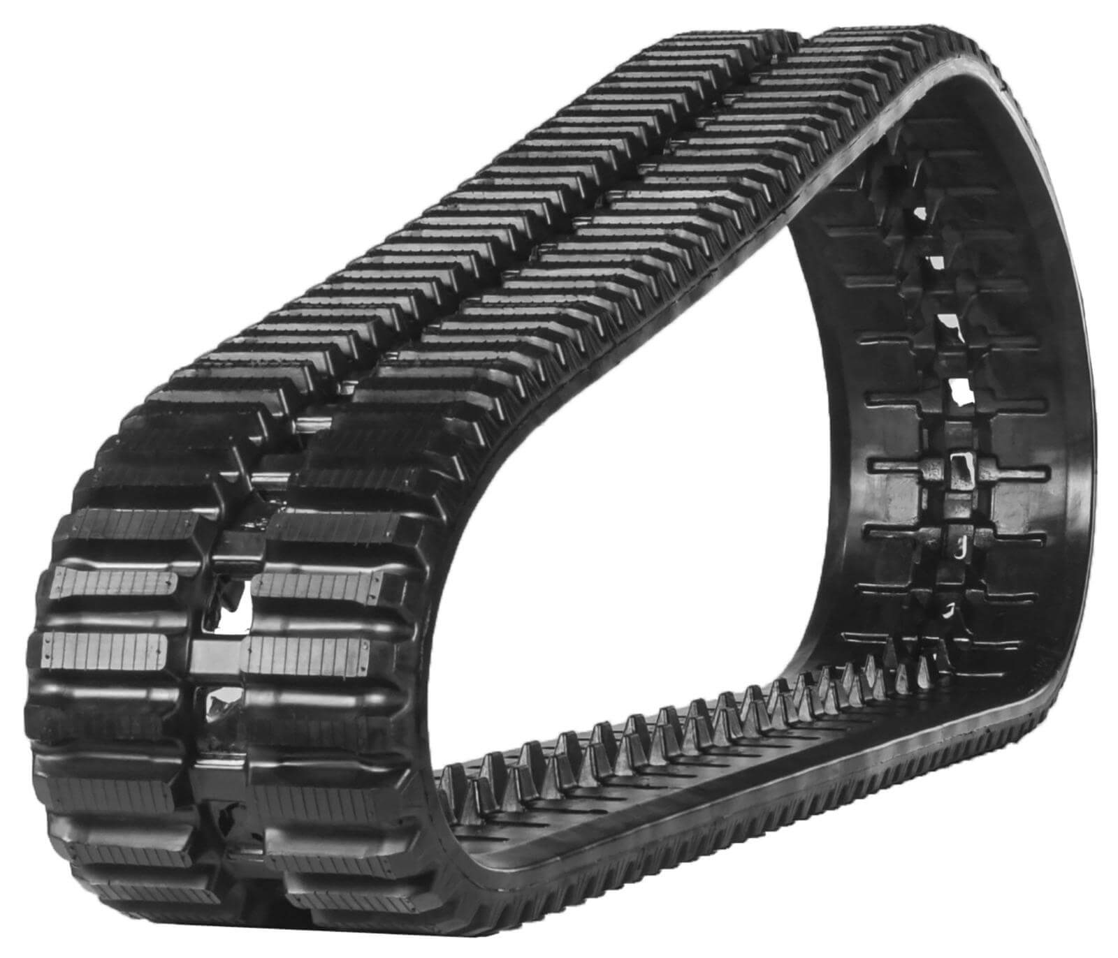 takeuchi tl230 set of 2 13" heavy duty multi-bar tread rubber tracks (320x86tx52)