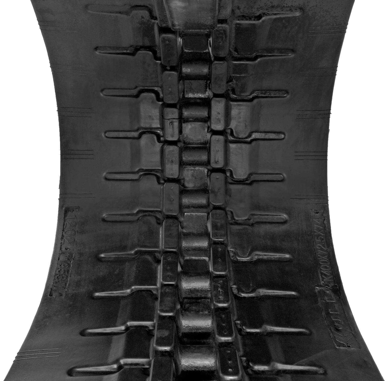 schaeff hr20 set of 2 16" heavy duty bd tread rubber tracks (400x72.5kx72)