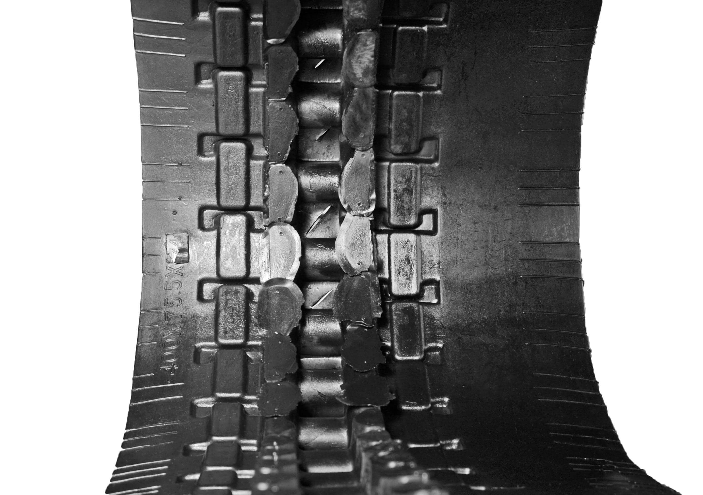 yanmar vio50-2global set of 2 16" heavy duty mx tread rubber tracks (400x75.5x74)