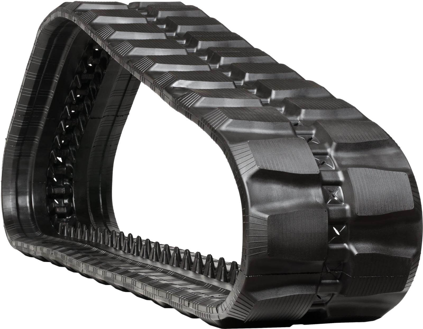 bobcat t64 set of 2 16" heavy duty block tread rubber tracks (400x86bx50)