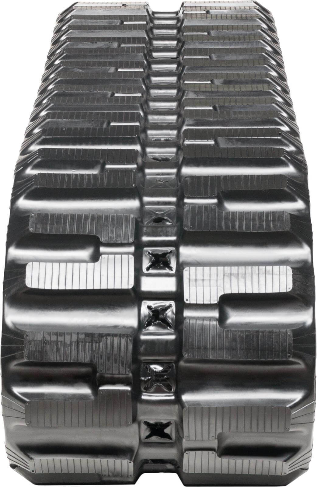 bobcat t200 set of 2 18" heavy duty c tread rubber tracks (450x86bx52)