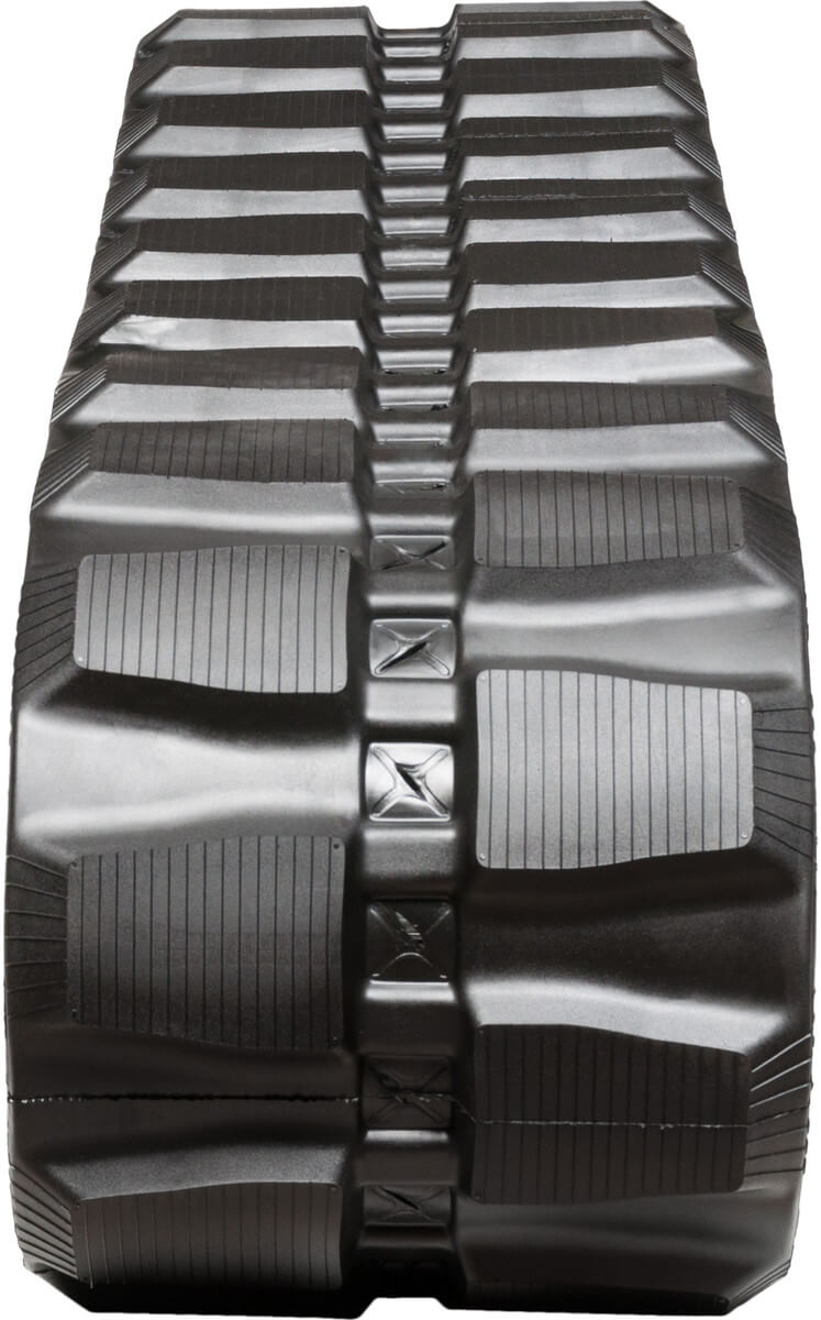 new holland c190 set of 2 18" heavy duty block tread rubber tracks (450x86bx55)