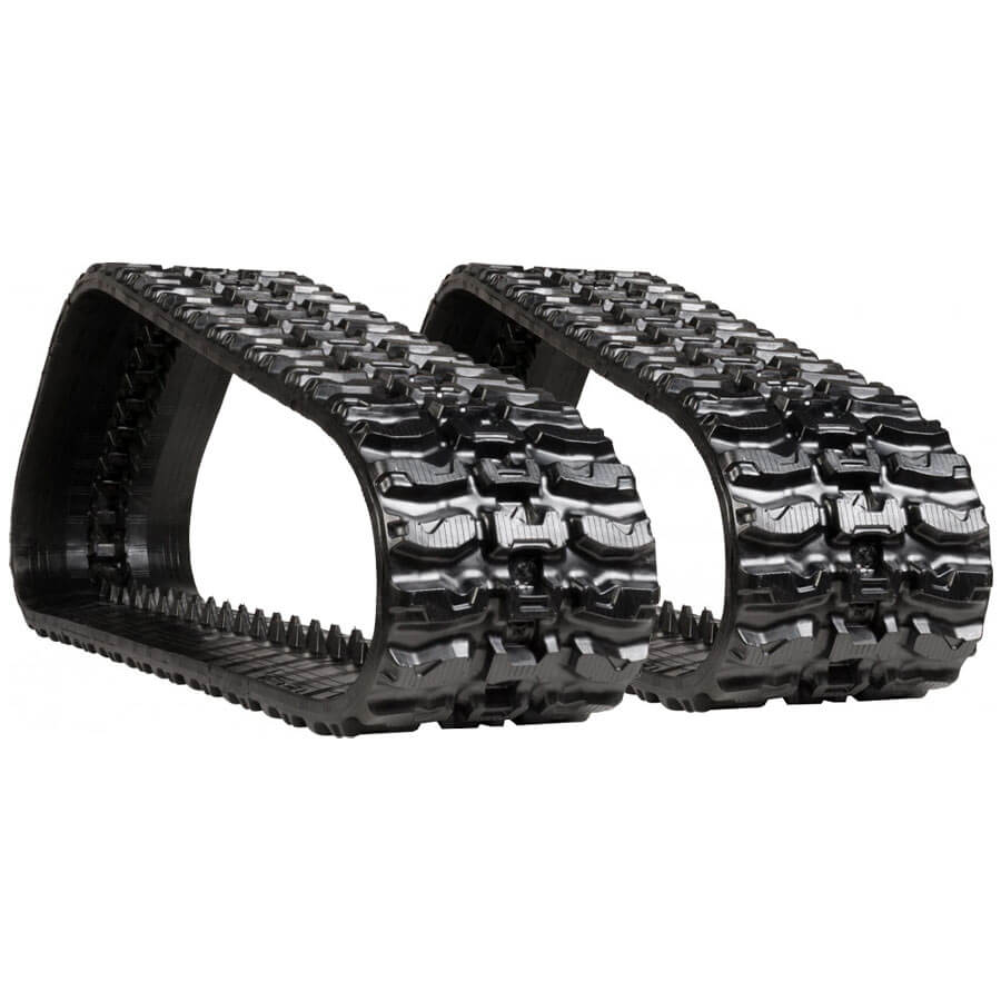 gehl rt210 set of 2 18" heavy duty xt tread rubber tracks (450x86bx56)