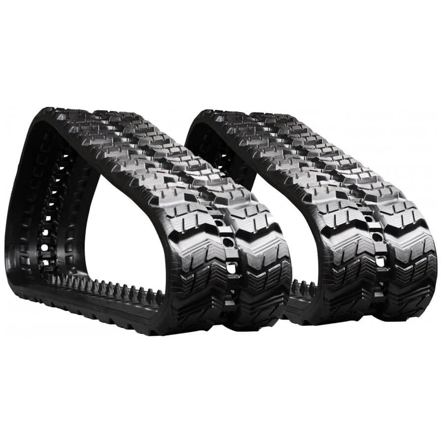 gehl rt250 set of 2 18" heavy duty z tread rubber tracks (450x86x58)