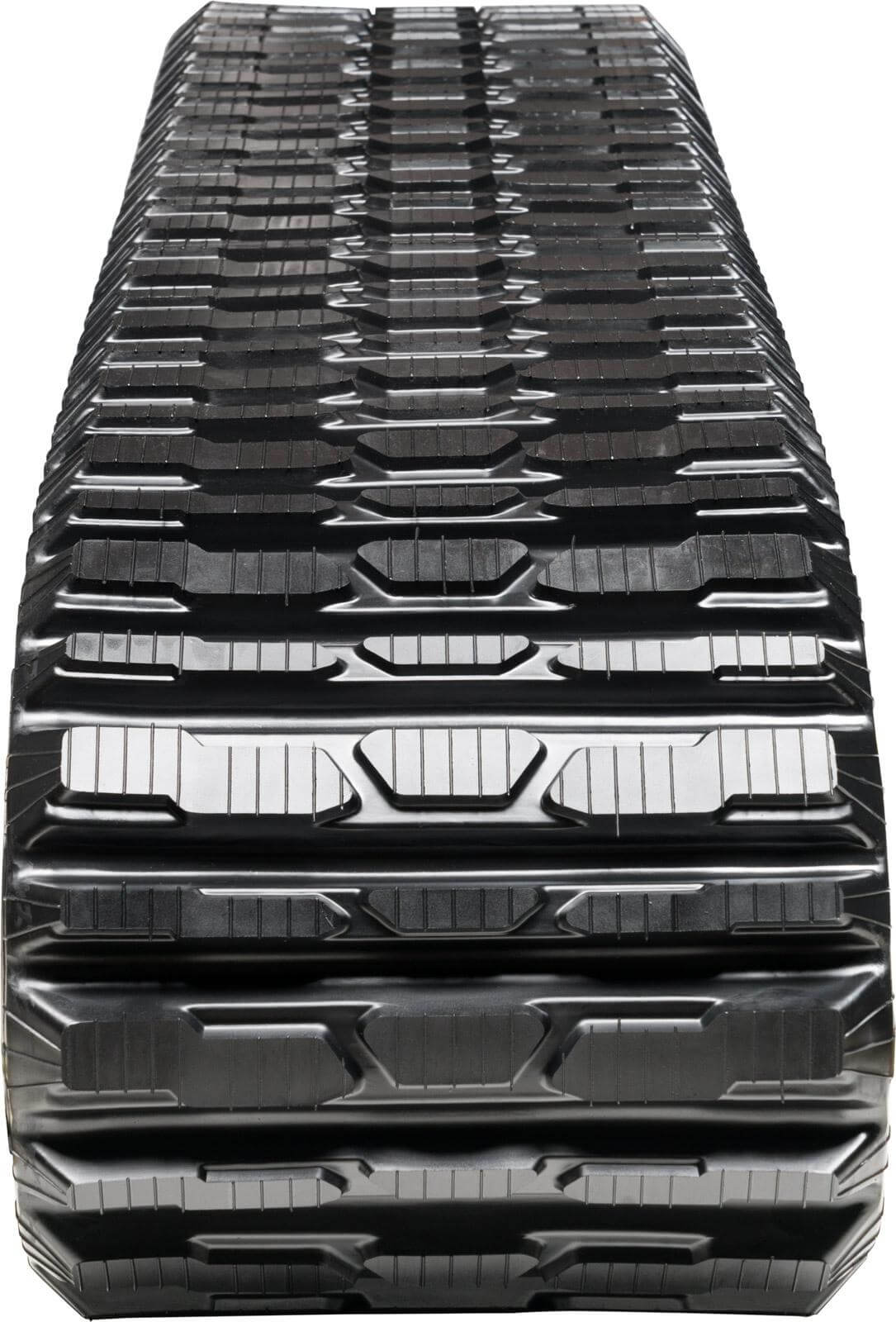 cat 247 set of 2 15" heavy duty multi-bar tread rubber tracks (381x100.5x42)