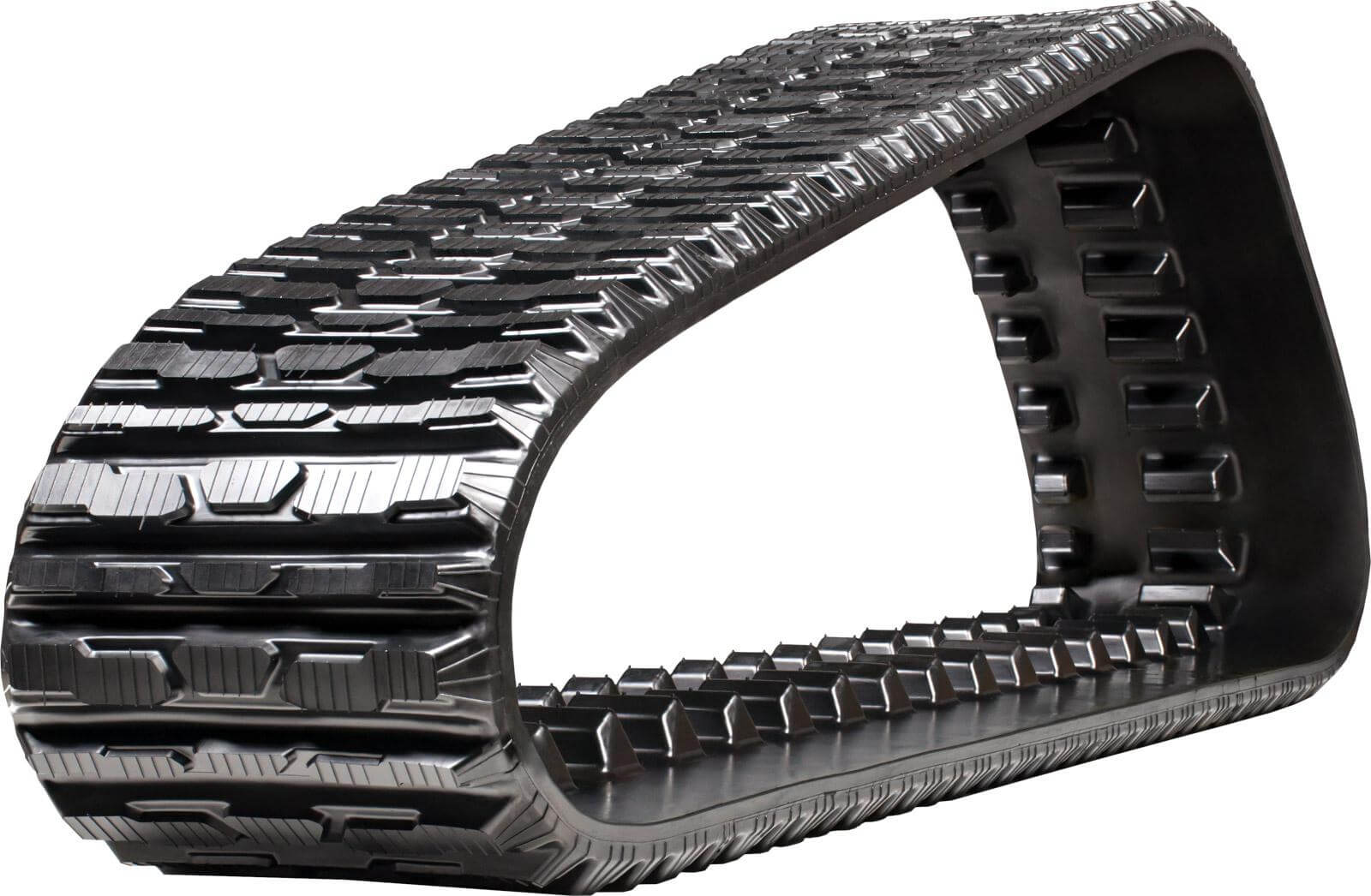 cat 247 set of 2 15" heavy duty multi-bar tread rubber tracks (381x100.5x42)