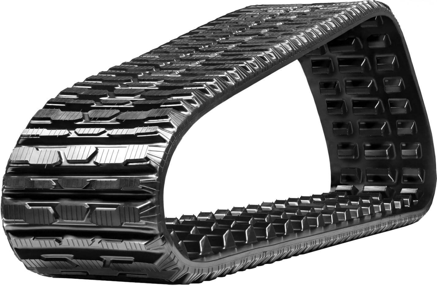 asv rc-100 set of 2 18" heavy duty multi-bar tread rubber tracks (457x101.6x50)