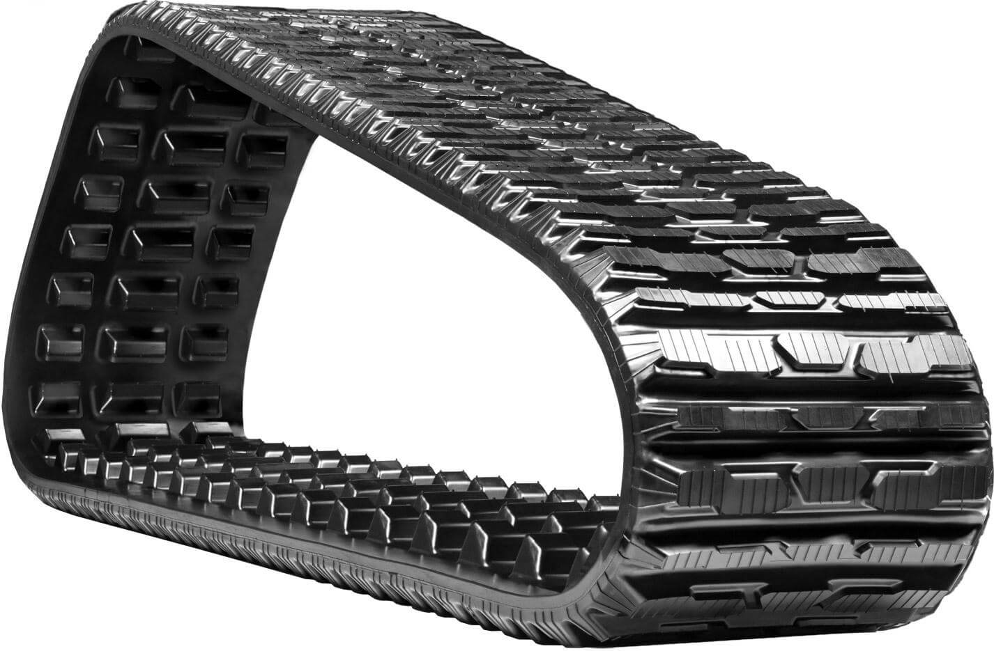 asv rc-85 set of 2 18" heavy duty multi-bar tread rubber tracks (457x101.6x50)