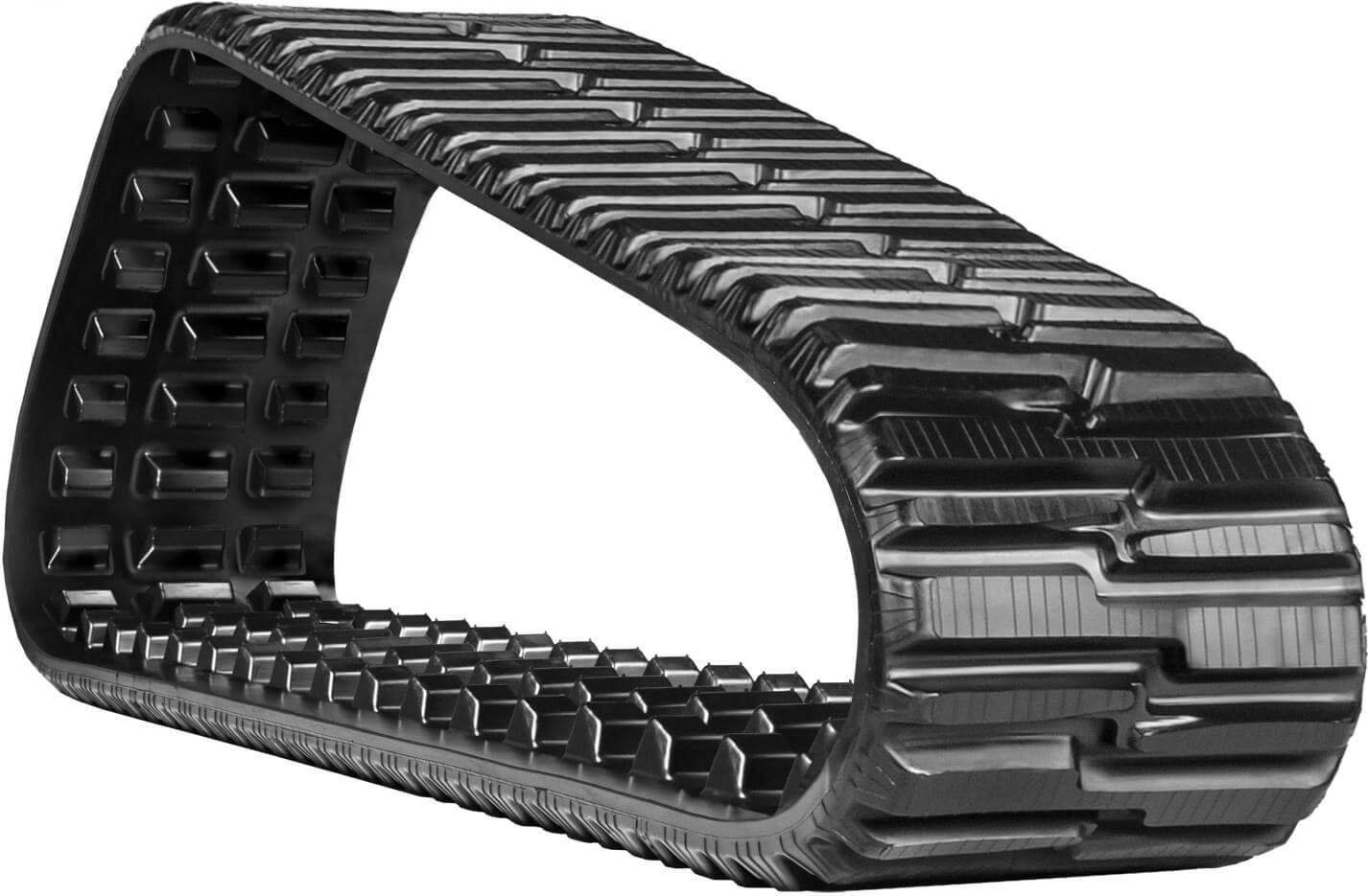 cat 287c set of 2 18" heavy duty multi-bar tread rubber tracks (457x101.6x51)